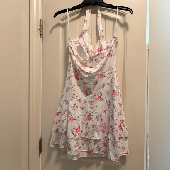 SHEIN Pink Floral Mini Dress - Picture 8 of 8